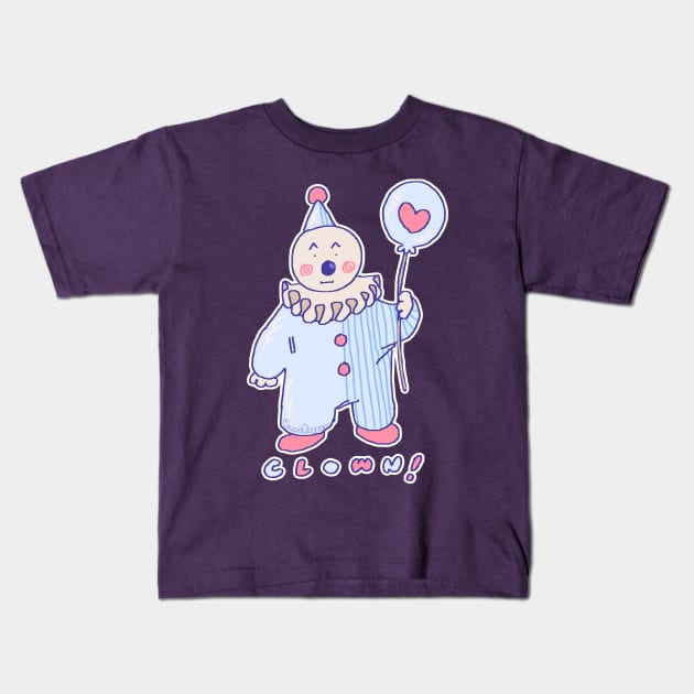 Clown Kids T-Shirt by YumeRabbet